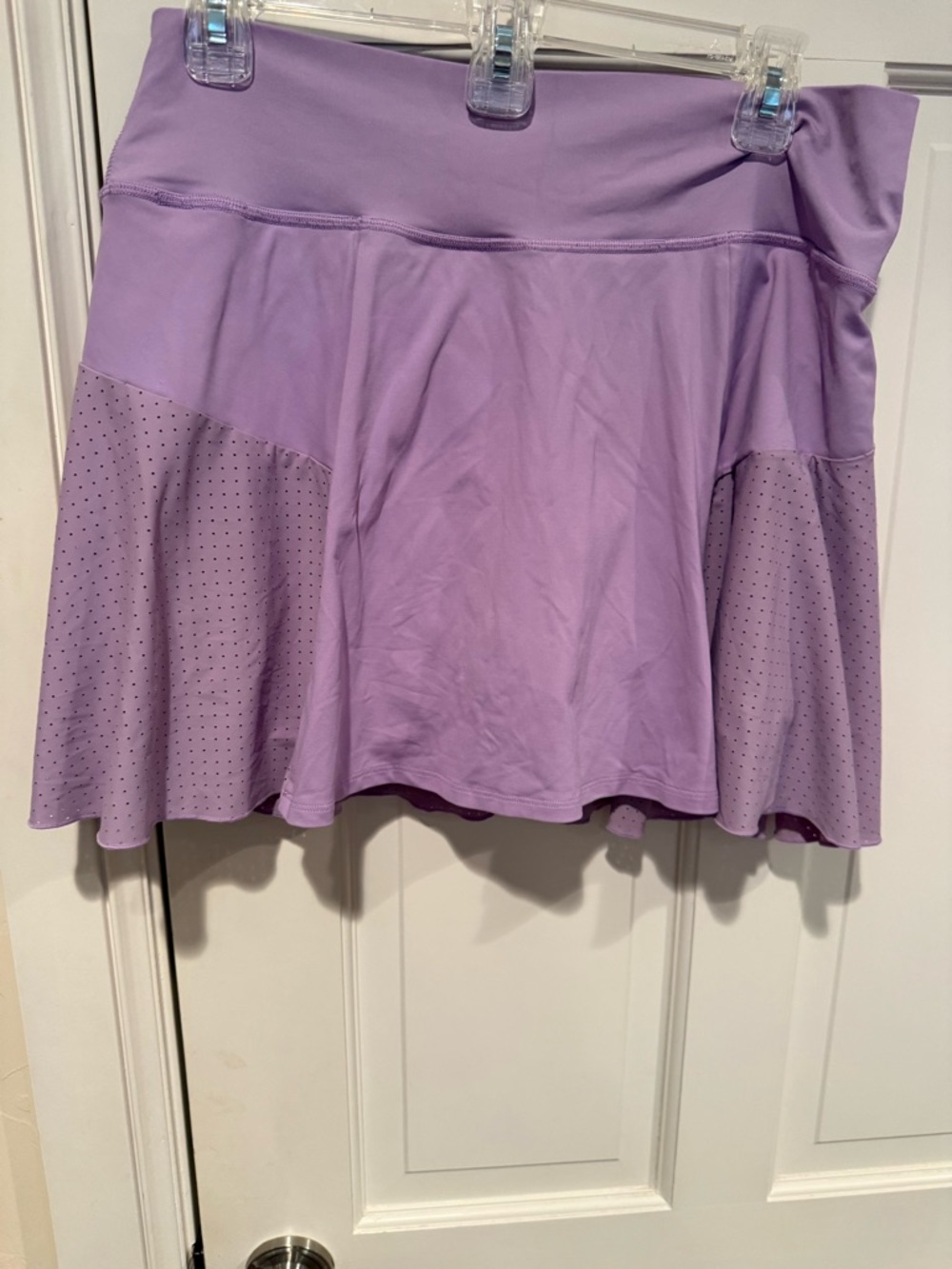 All in Motion Lilac Purple Athletic Skirt with Perforated Panels Size XL